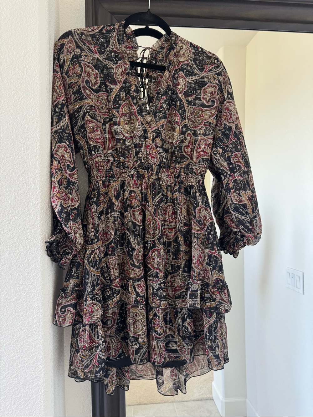 NWOT The Kooples Tanger Bandana Print Silk Dress | MSRP $468